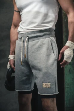 Men &SONS Bottoms & Shorts>Track And Field Short Grey