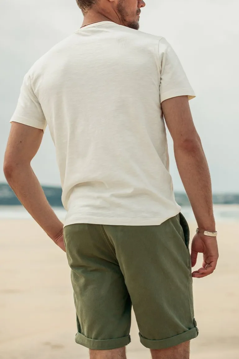 Men &SONS Bottoms & Shorts>Virgil Chino Shorts Army Green