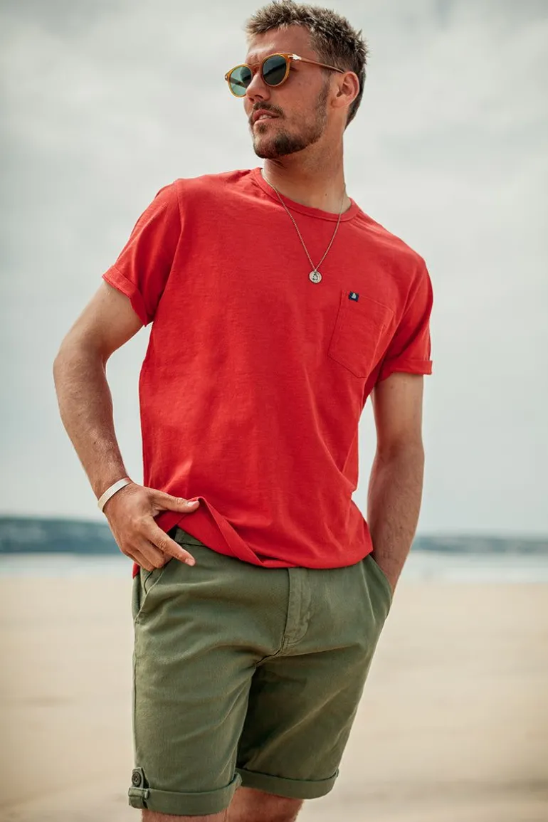 Men &SONS Bottoms & Shorts>Virgil Chino Shorts Army Green