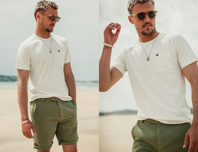 Men &SONS Bottoms & Shorts>Virgil Chino Shorts Army Green