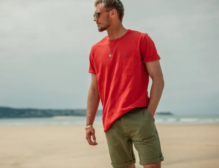 Men &SONS Bottoms & Shorts>Virgil Chino Shorts Army Green