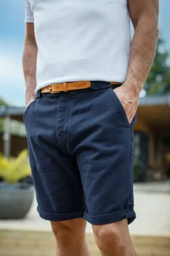 Men &SONS Bottoms & Shorts>Virgil Chino Shorts Navy