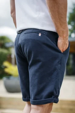 Men &SONS Bottoms & Shorts>Virgil Chino Shorts Navy