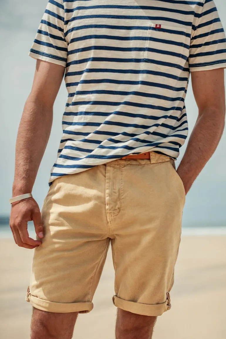 Men &SONS Bottoms & Shorts>Virgil Chino Shorts Tan